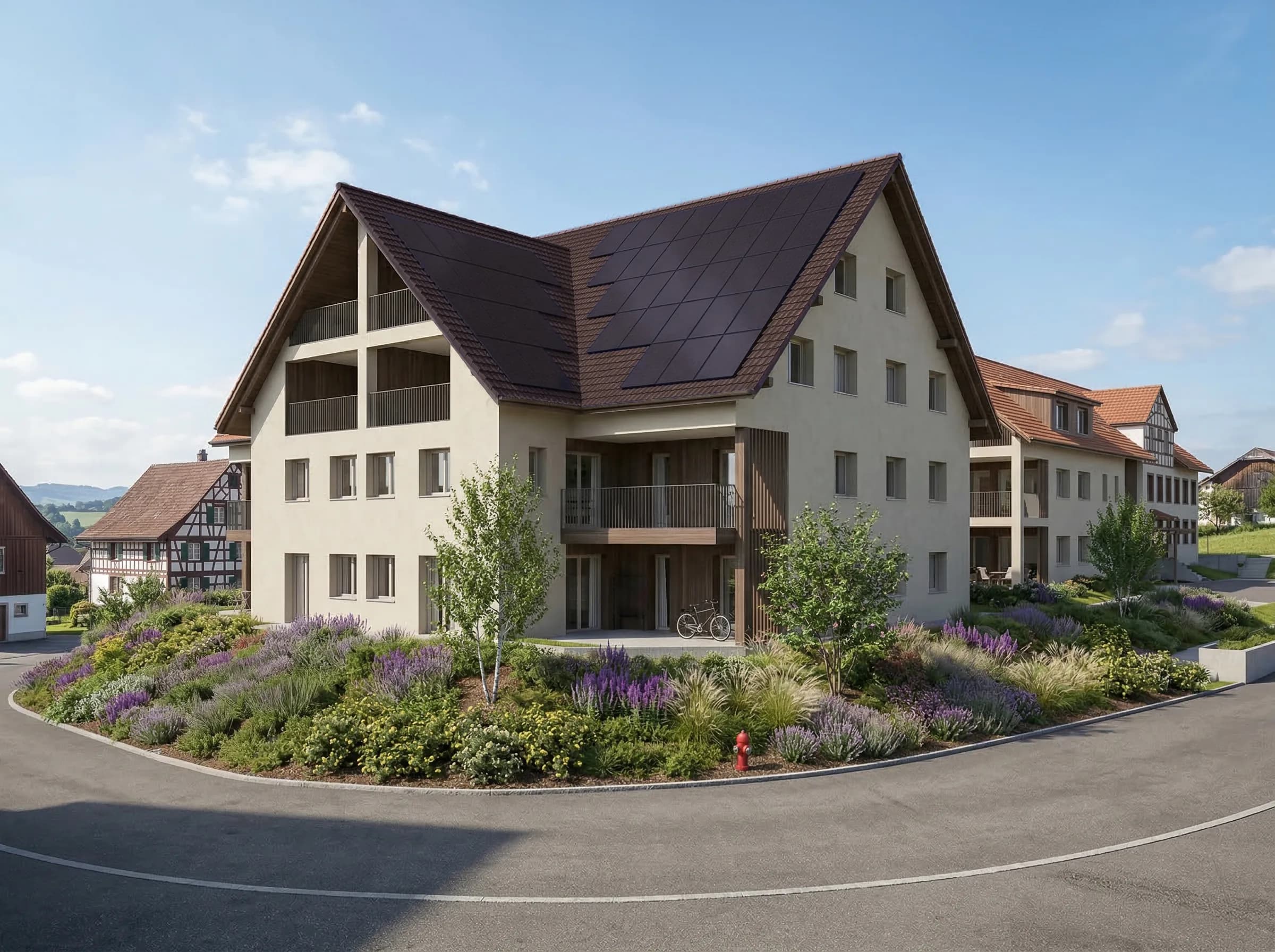 Der Neubau von der Engwangerstrasse